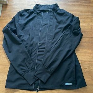 Black scrub jacket